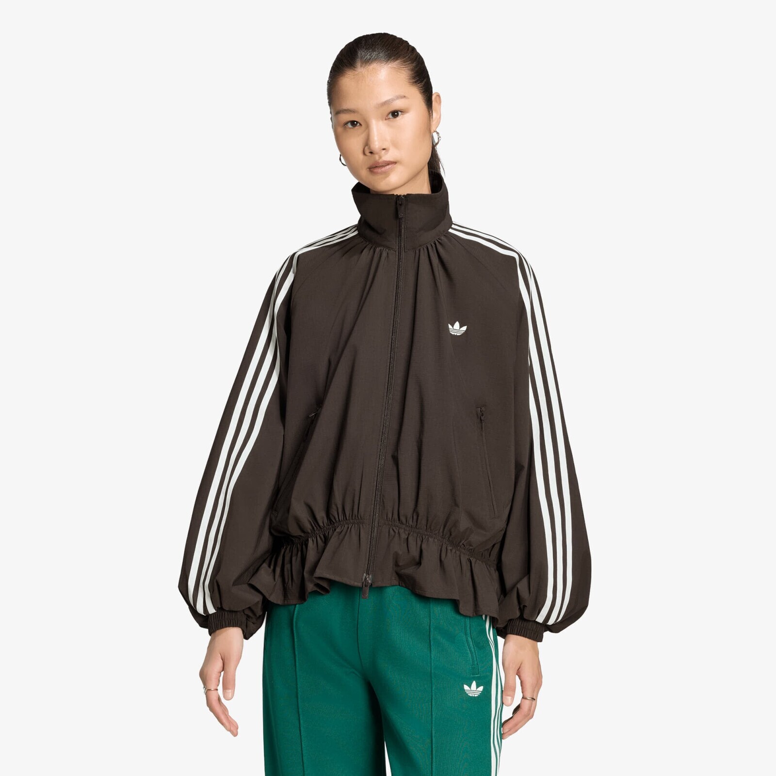 Jacket adidas Blousy Oversized Track Top Night Brown L