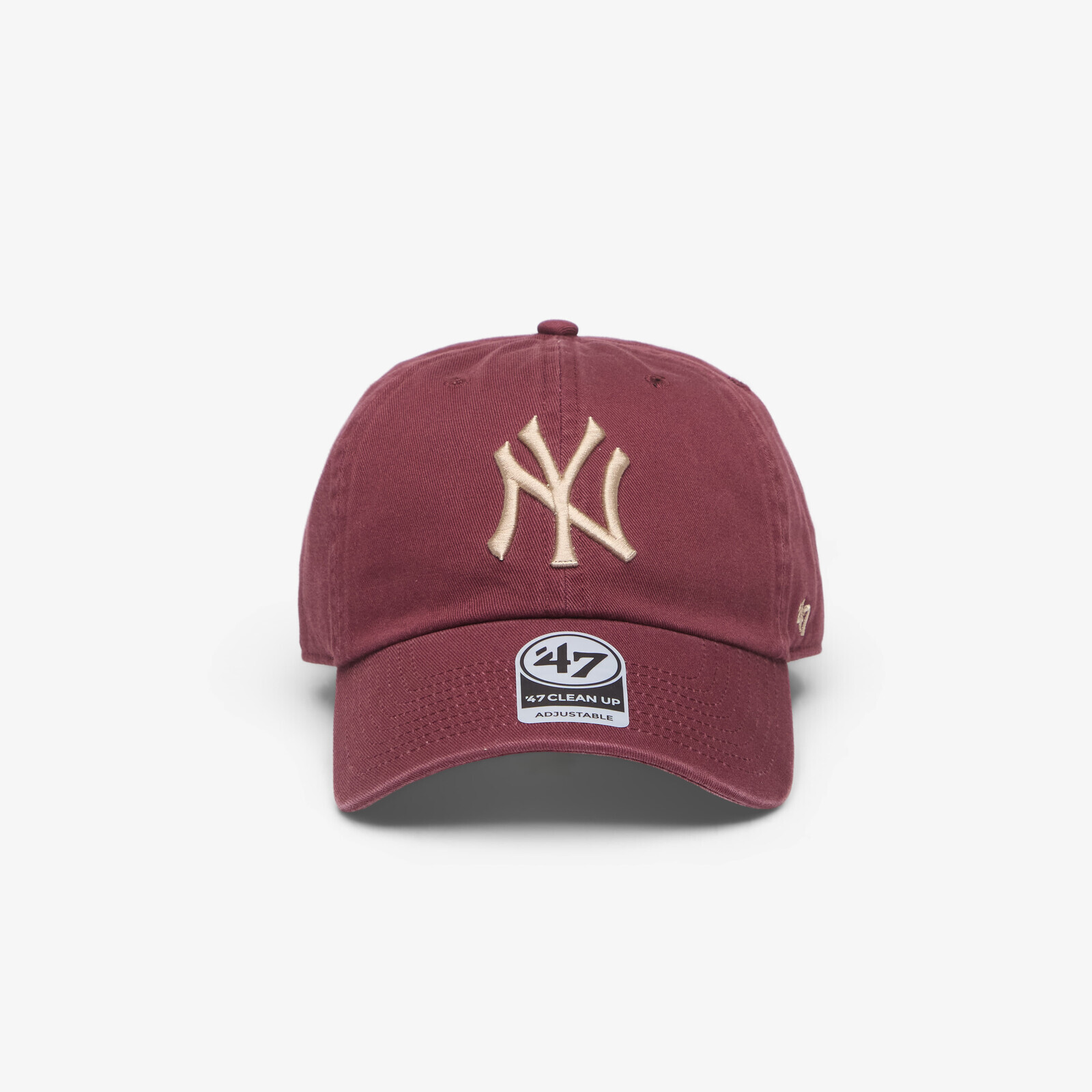 Cap '47 Brand MLB Clean Up Contrast New York Yankees Cap Burgundy Universal