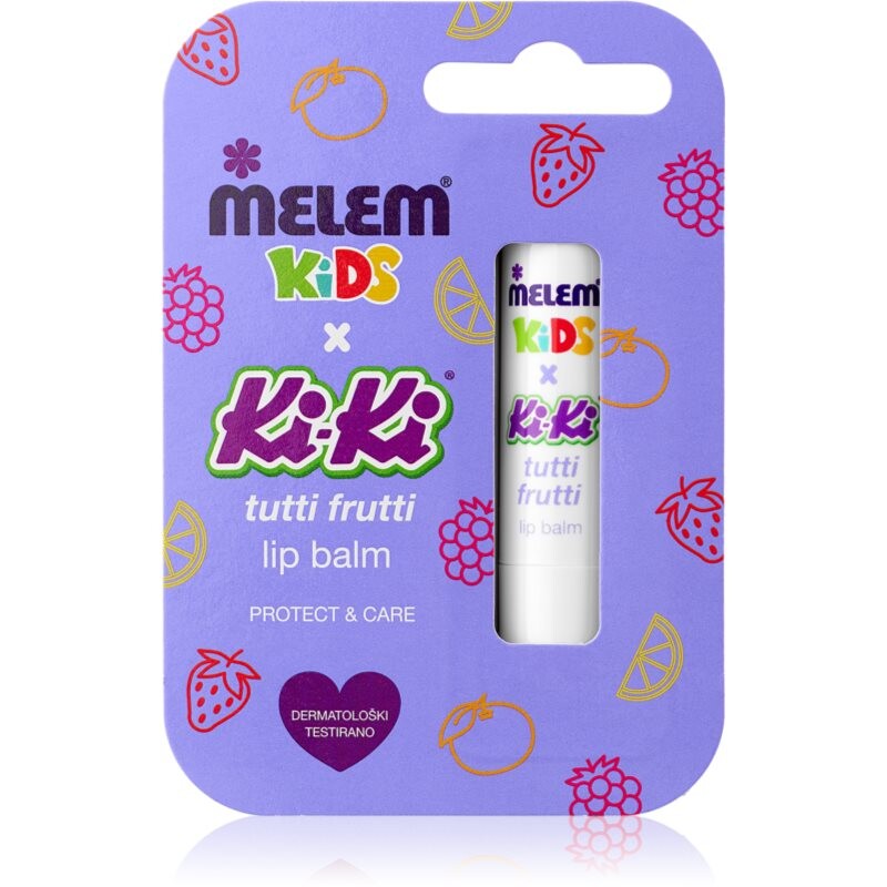 Melem KiKi Tutti Frutti lip balm for children 4.5 g