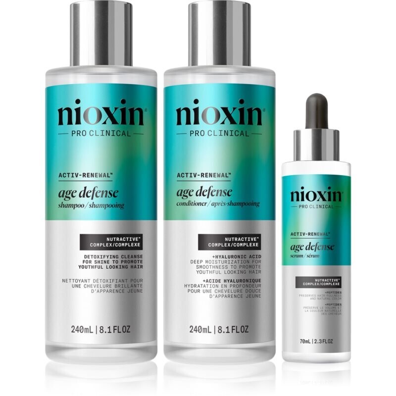 Nioxin Age defense set set with anti-ageing effect
