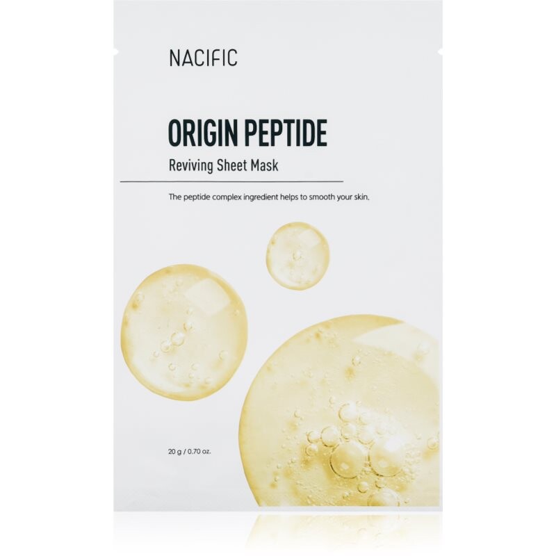 Nacific Origin Peptide Mask Pack firming face mask with moisturising effect 10x20 g