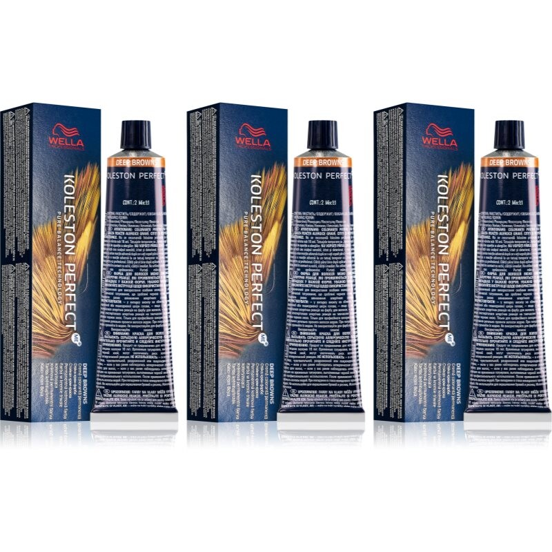 Wella Professionals Koleston Perfect ME+ Deep Browns hair colour economy pack shade 6/63