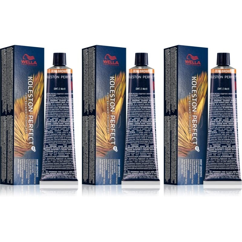 Wella Professionals Koleston Perfect ME+ Deep Browns hair colour economy pack shade 7/73