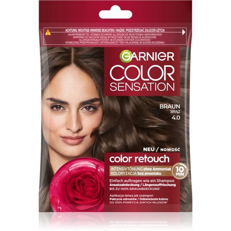 Garnier Color Sensation toning shampoo for hair shade 4.0 Brown 1 pc