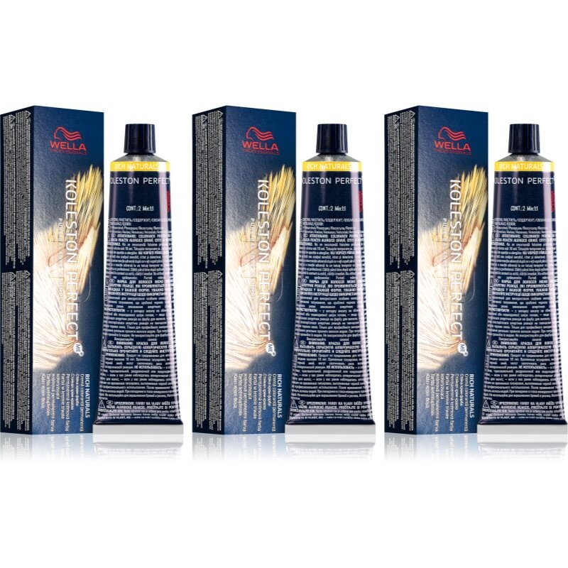 Wella Professionals Koleston Perfect ME+ Rich Naturals hair colour economy pack shade 6/3
