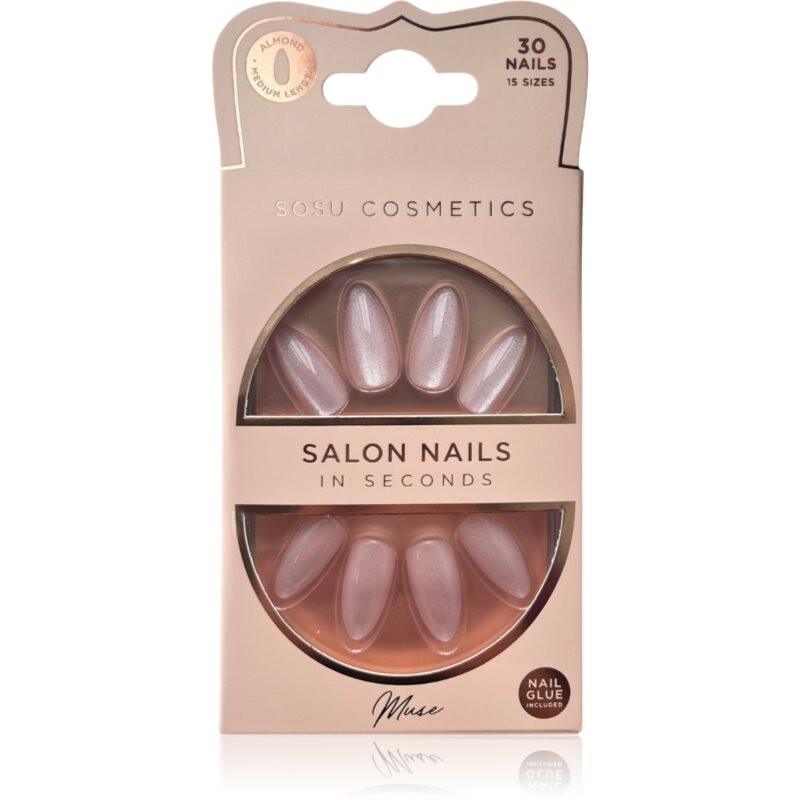 SOSU Cosmetics Salon Nails false nails shade Muse 30 pc