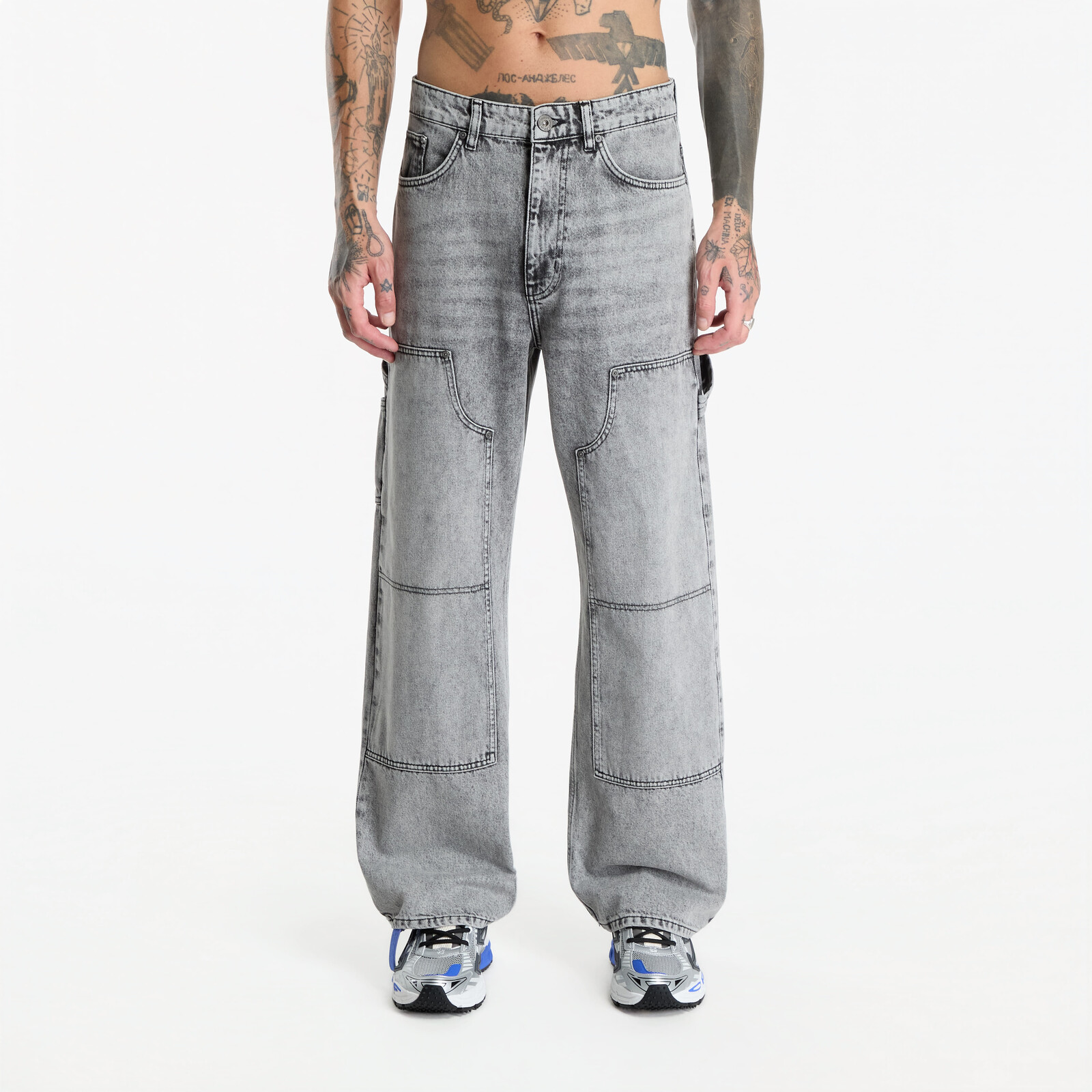 Pants L/AB c/o Off-White™ Diag Carpenter Jeans Smoke Fade 38