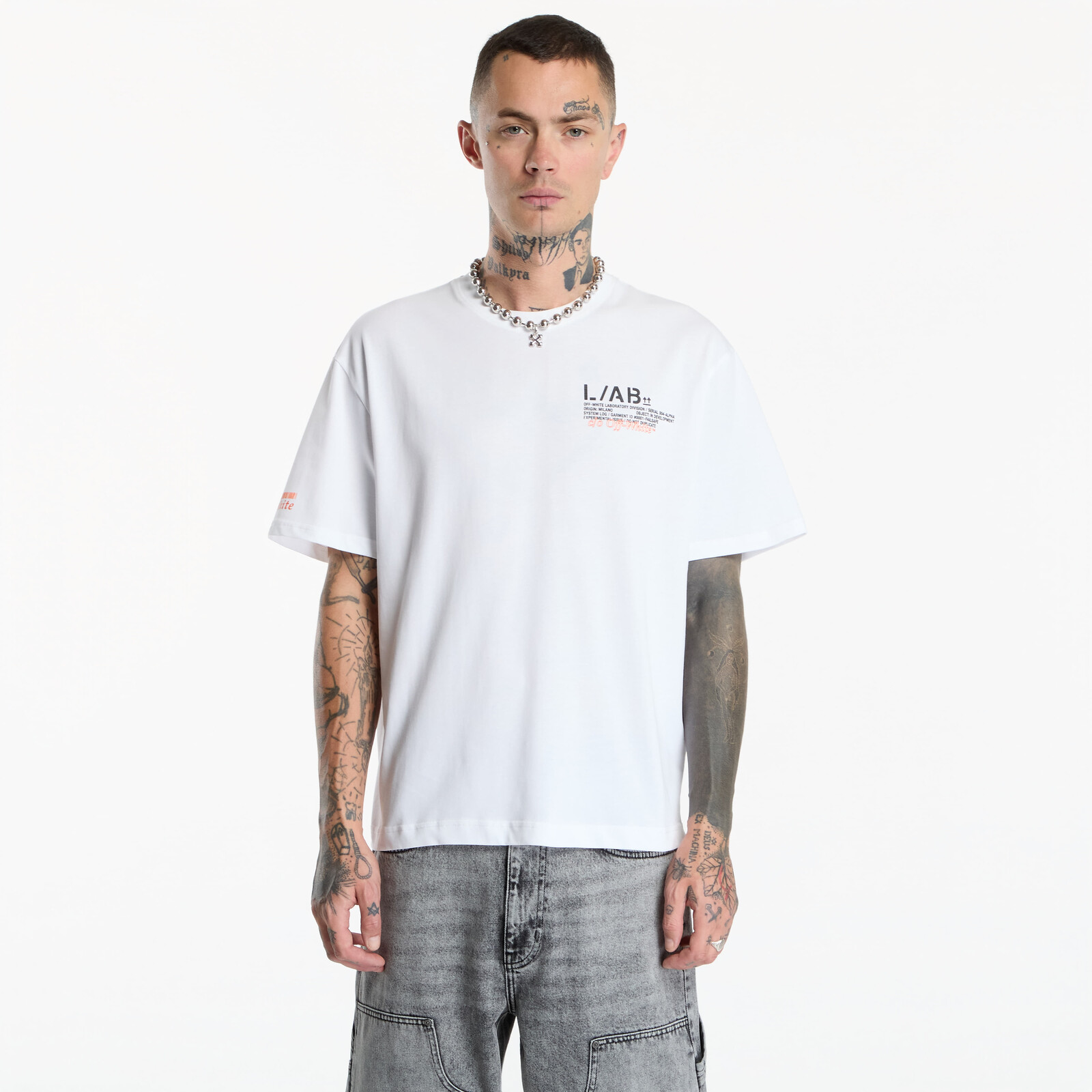 T-shirt L/AB c/o Off-White™ Off Active Duct Tape S/S Tee White M