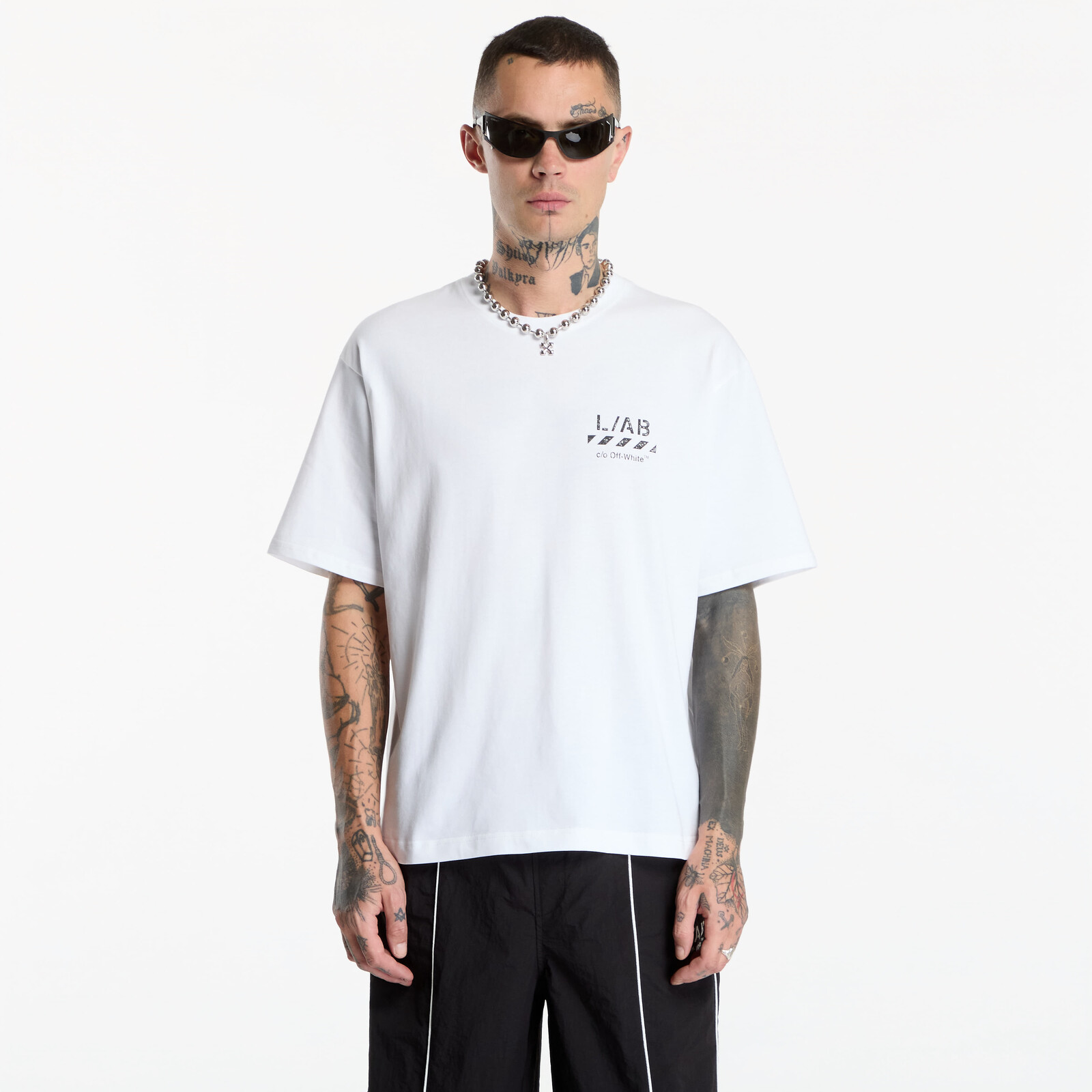 T-shirt L/AB c/o Off-White™ Diag S/S Tee White S