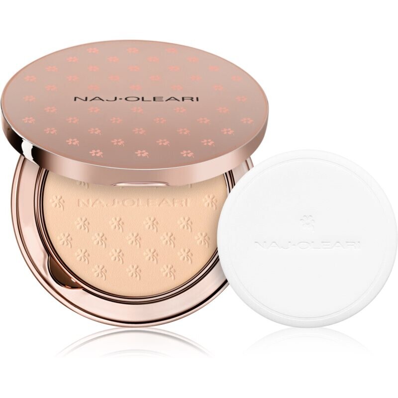 Naj Oleari Skin Caress Pressed Powder compact powder with mattifying effect for women 02 Peach Pink 9.5 g