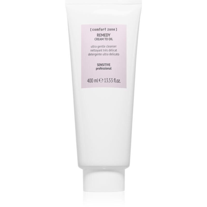 Comfort Zone Remedy Cream To Oil gentle cream cleanser 400 ml