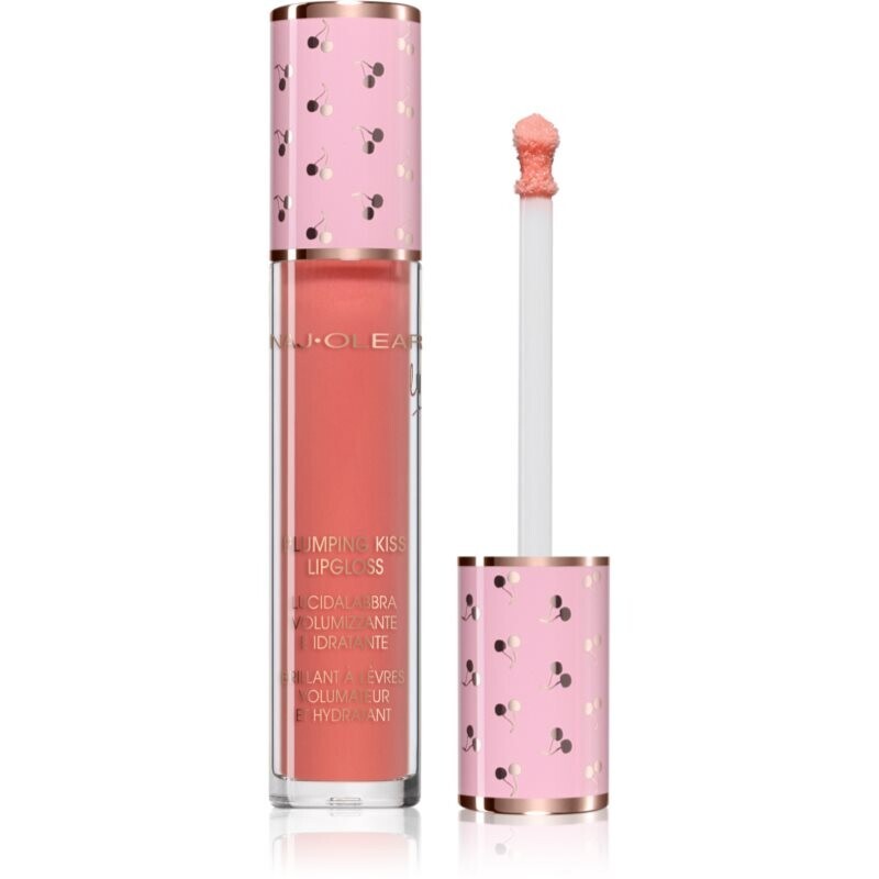 Naj Oleari Plumping Kiss Lip Gloss moisturising and plumping lip gloss for women 05 Peach Sorbet 6 ml