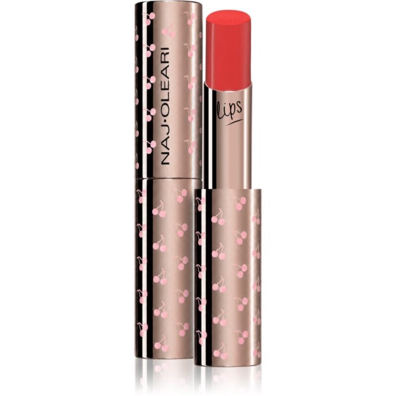 Naj Oleari True Icon Lipstick satin lipstick for women 10 Pomegranate Red 3 g