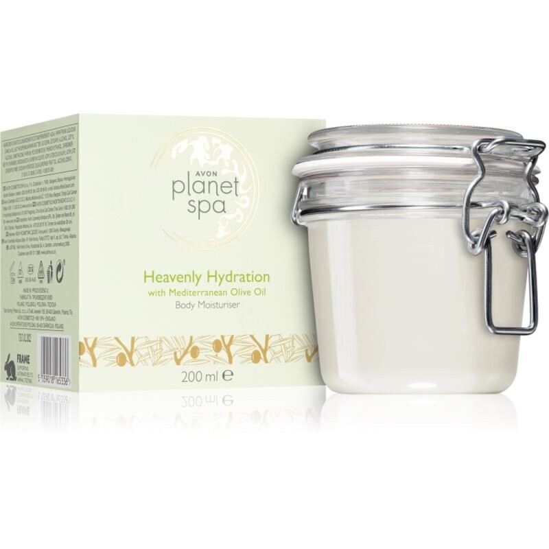 Avon Planet Spa Heavenly Hydration moisturising body cream with olive oil 200 ml