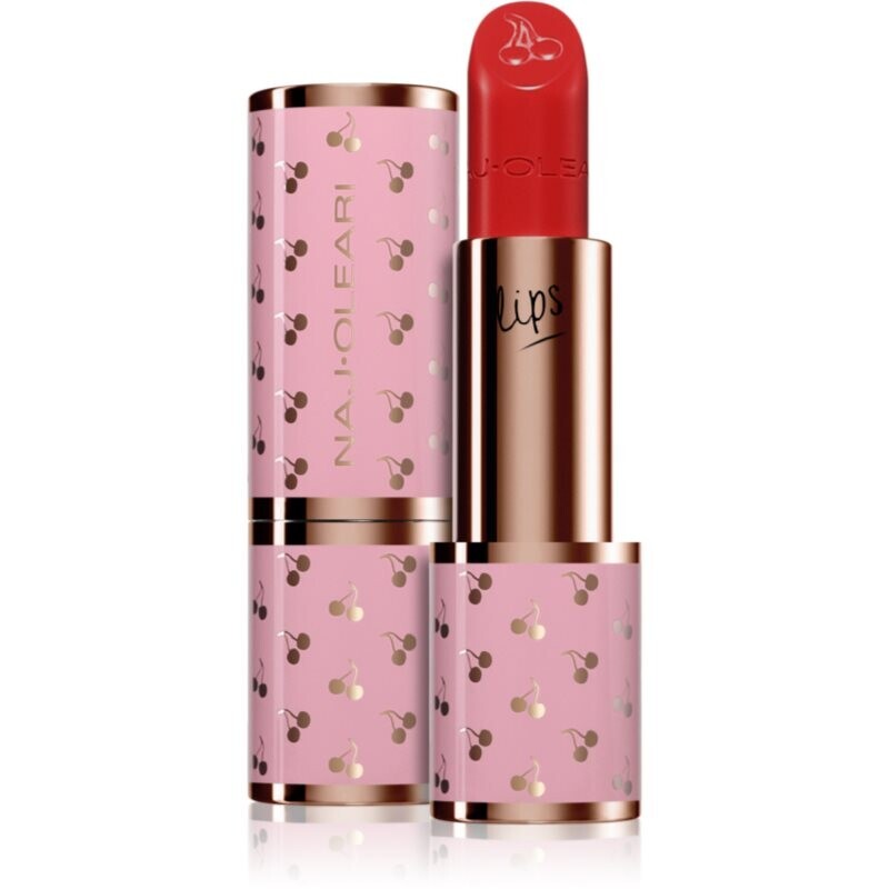 Naj Oleari Forever Matte matte lipstick for women 05 Intense Red 4 g