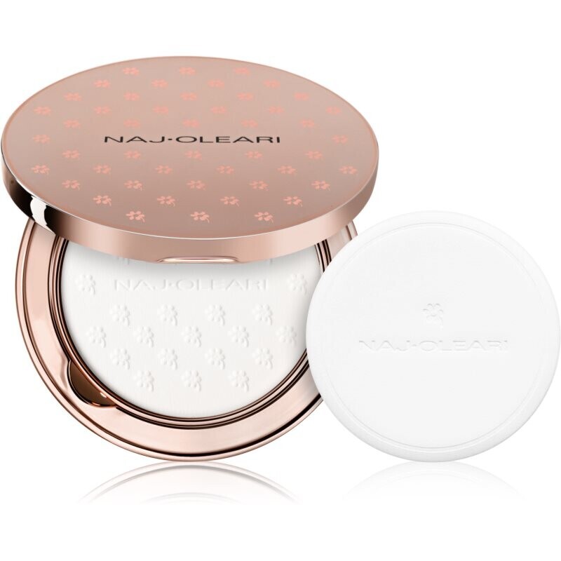 Naj Oleari No More Pore Mattifying Powder translucent compact powder with mattifying effect for women 01 Clear 7 g