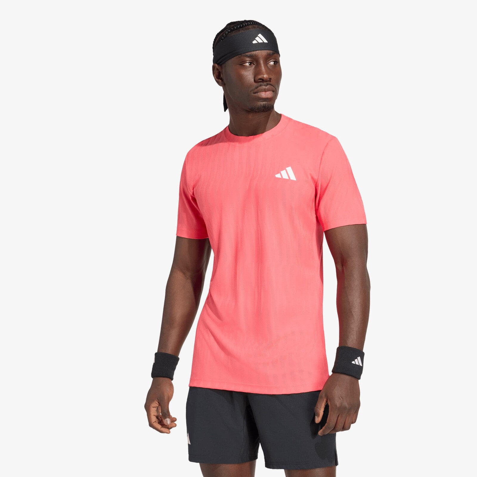 T-shirt adidas Tennis Climacool+ Airchill Freelift T-shirt Pure Turbo L