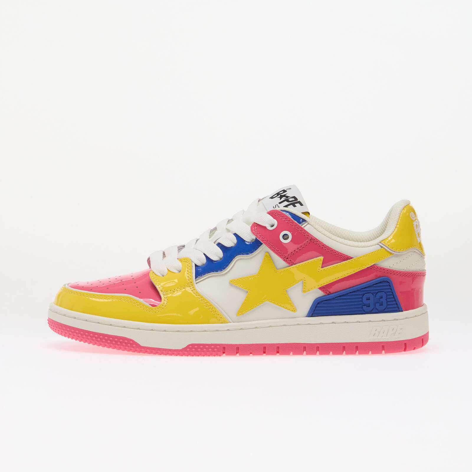 Sneakers A Bathing Ape Sk8 Sta 2 Pink UK 8.5