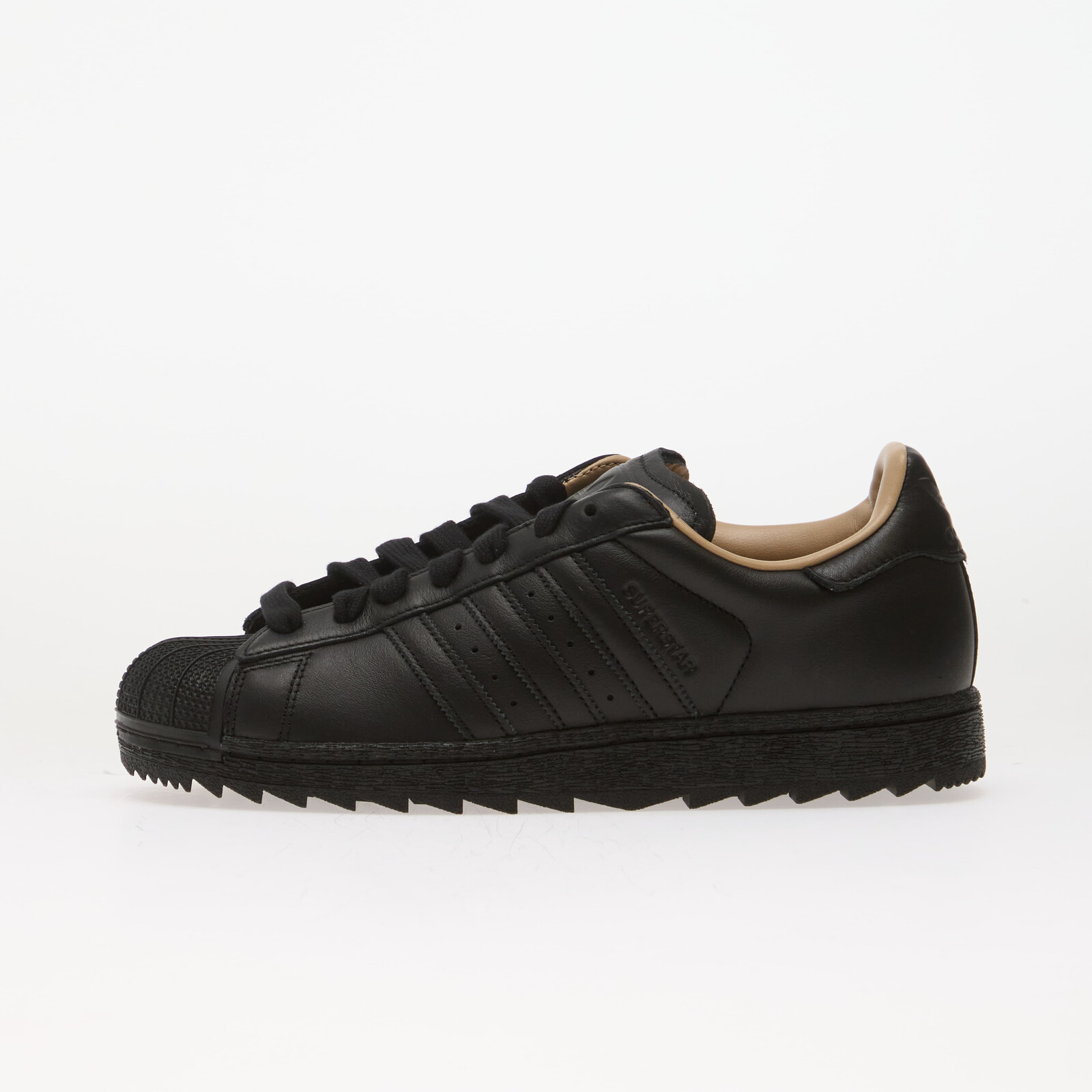 Sneakers adidas Superstar II Ripple Core Black/ Core Black/ Warm Sandstone UK 7.5