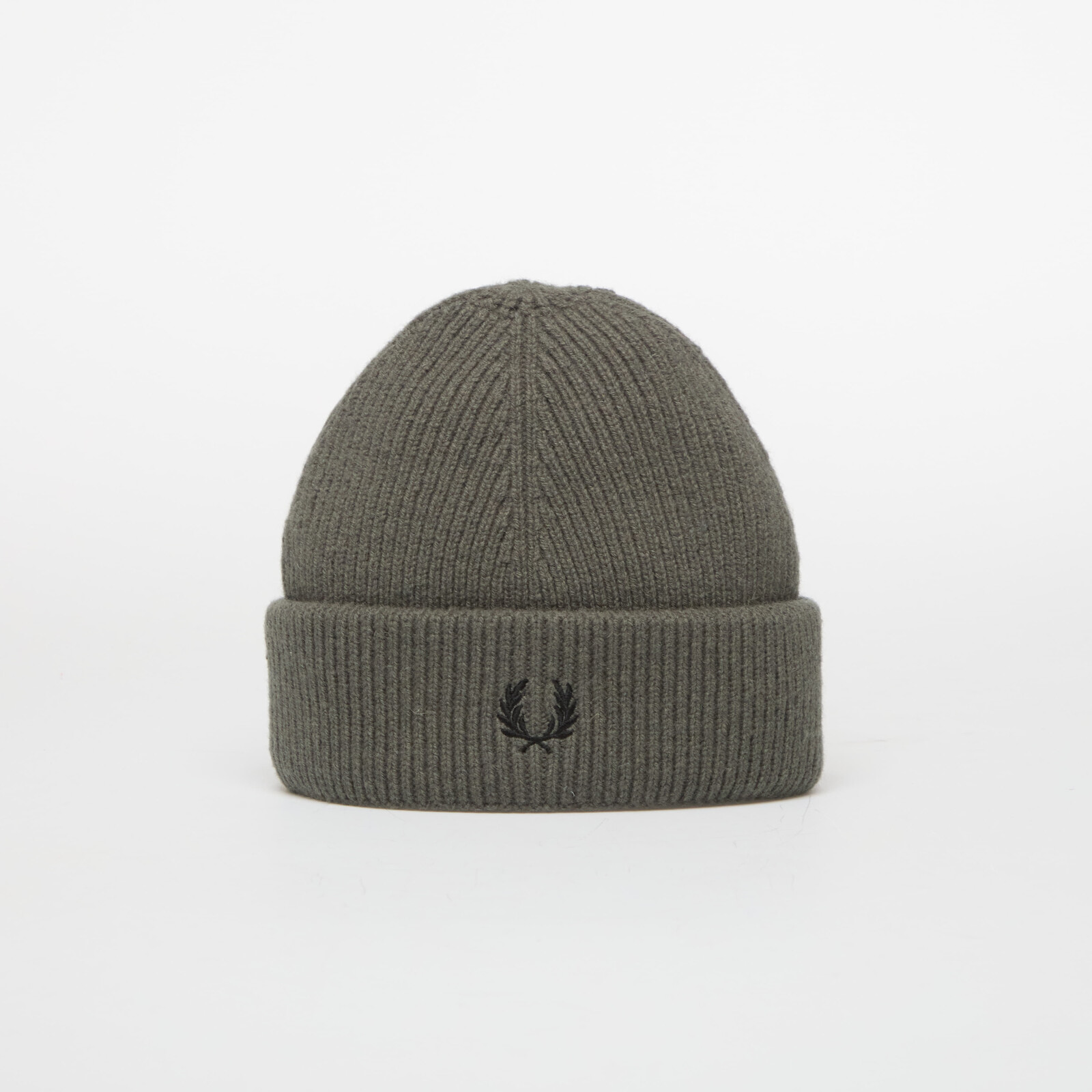 FRED PERRY Classic Wool Beanie Lrl Wrth Green Universal