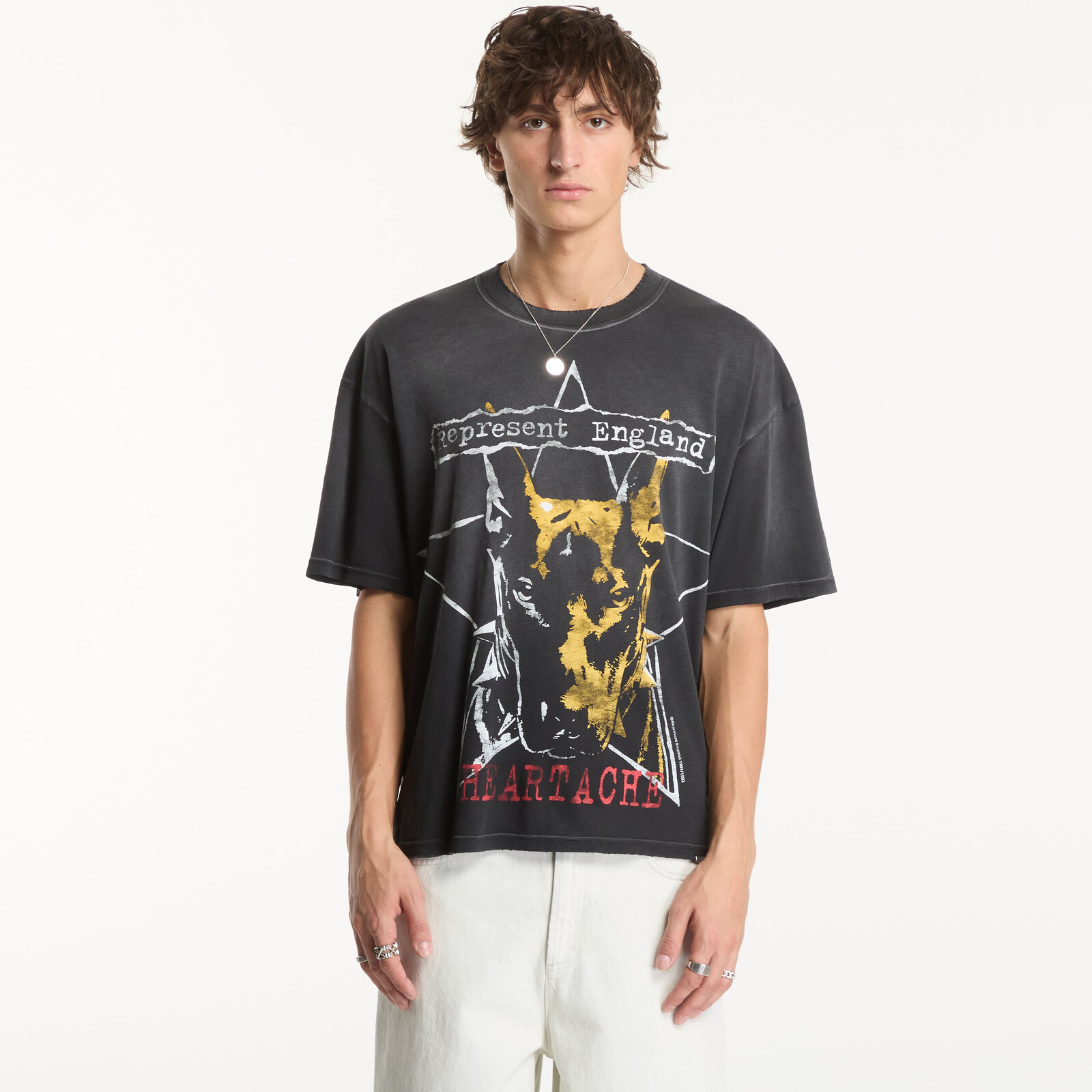 T-shirt Represent Riot T-Shirt UNISEX Washed Black S