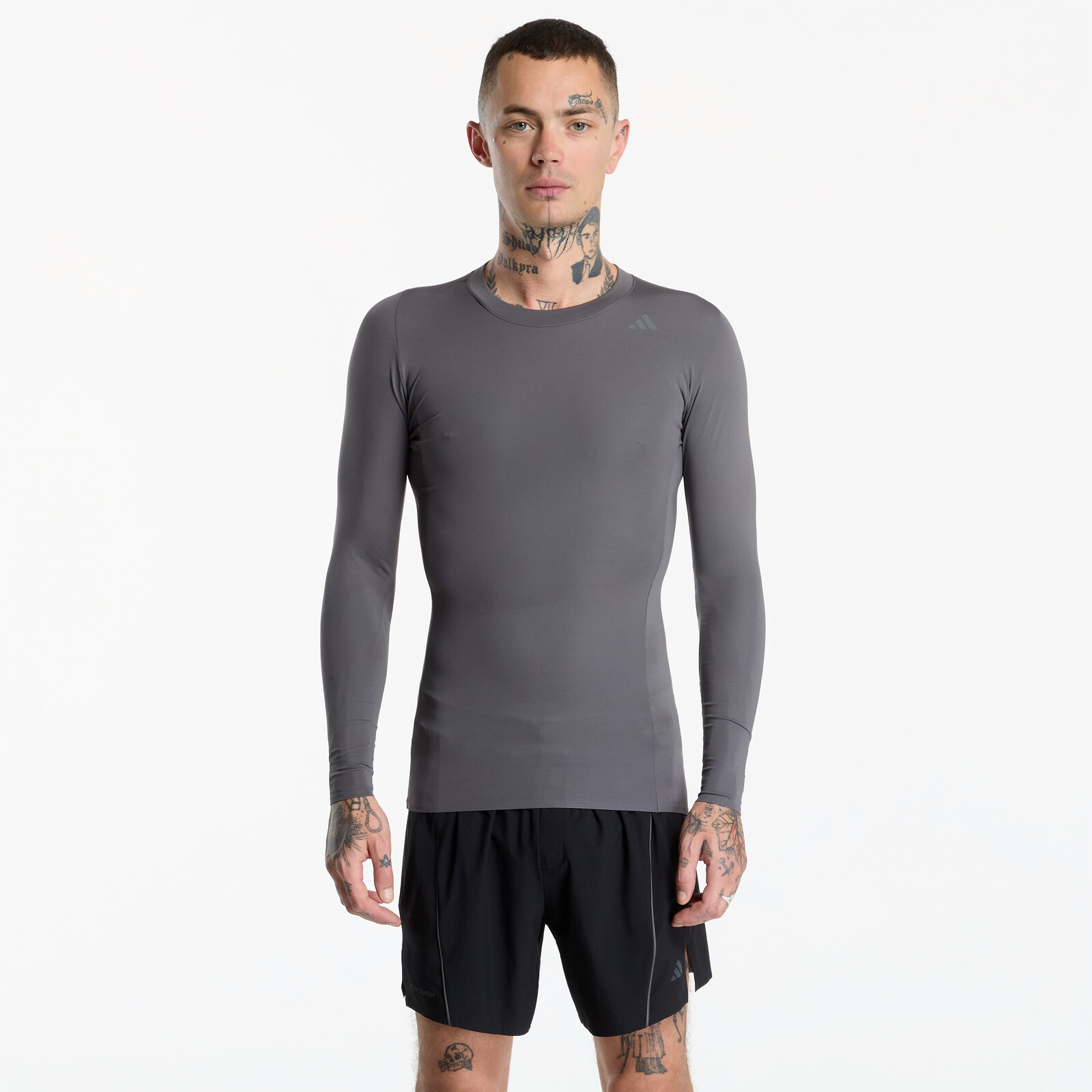 T-shirt adidas x entire studios Techfit Training Long sleeve Granite L