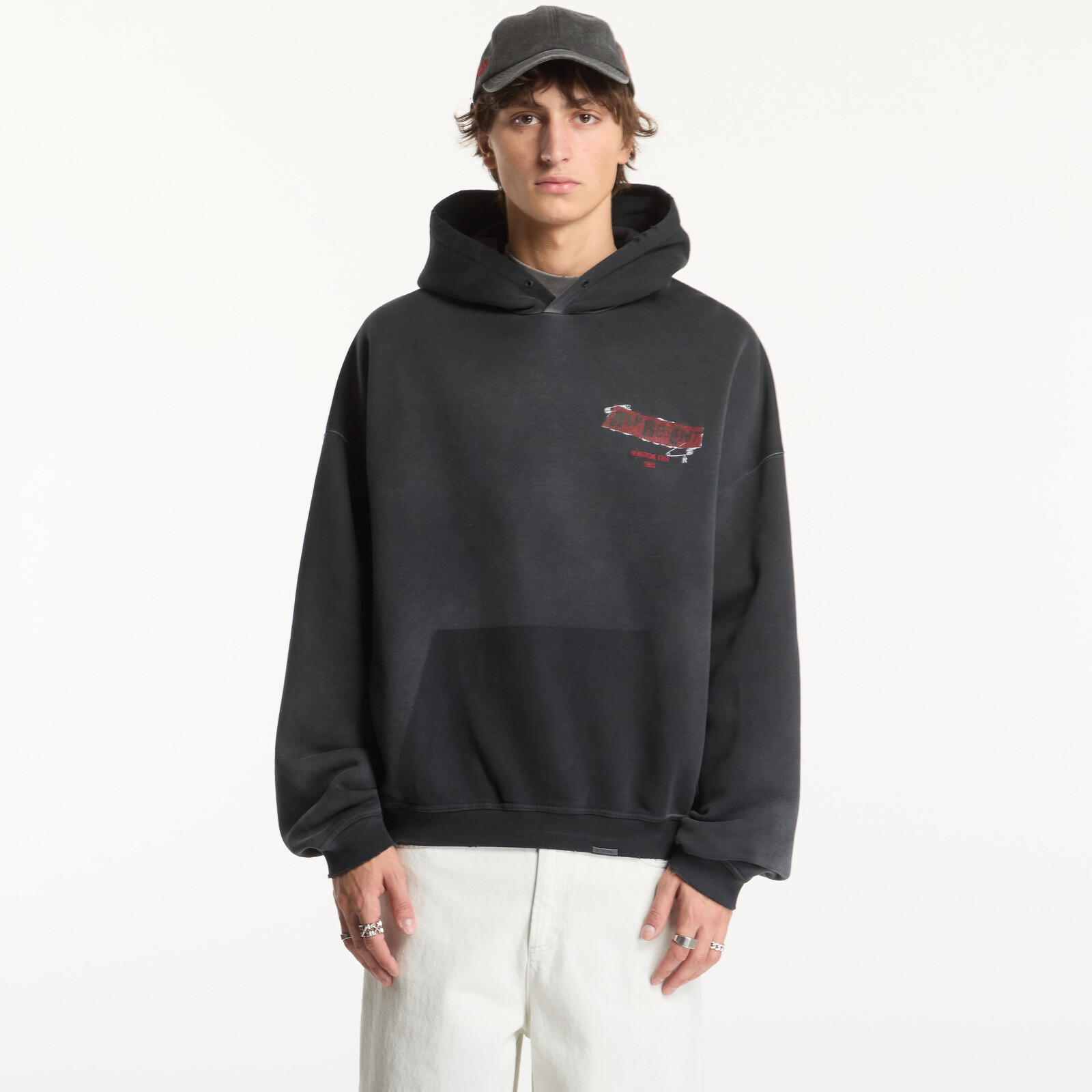 Sweatshirt Represent Ransom Hoodie UNISEX Vintage Black M