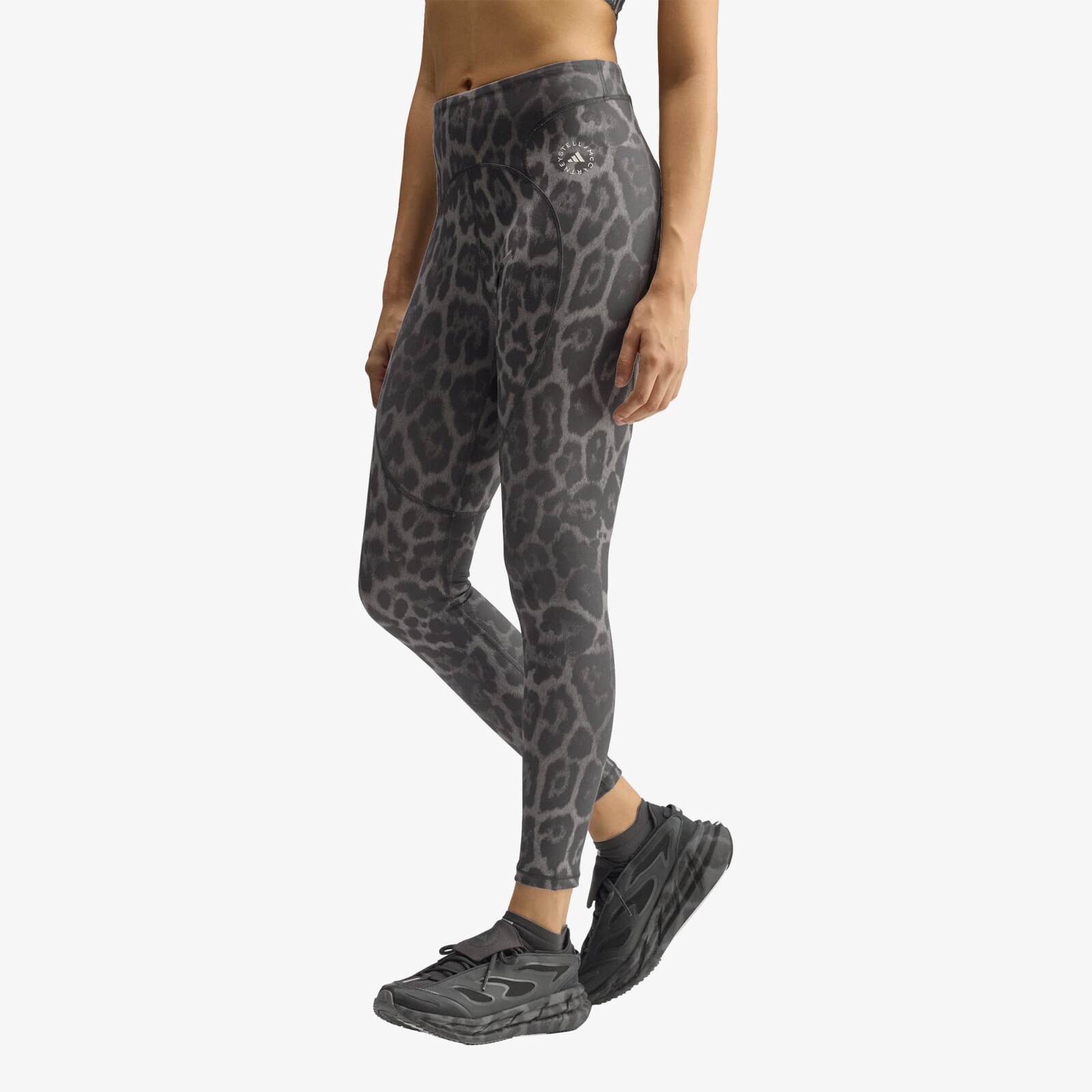 Pants adidas by Stella McCartney Training 7/8 Leggings Printed Dove Grey/ Carbon XS