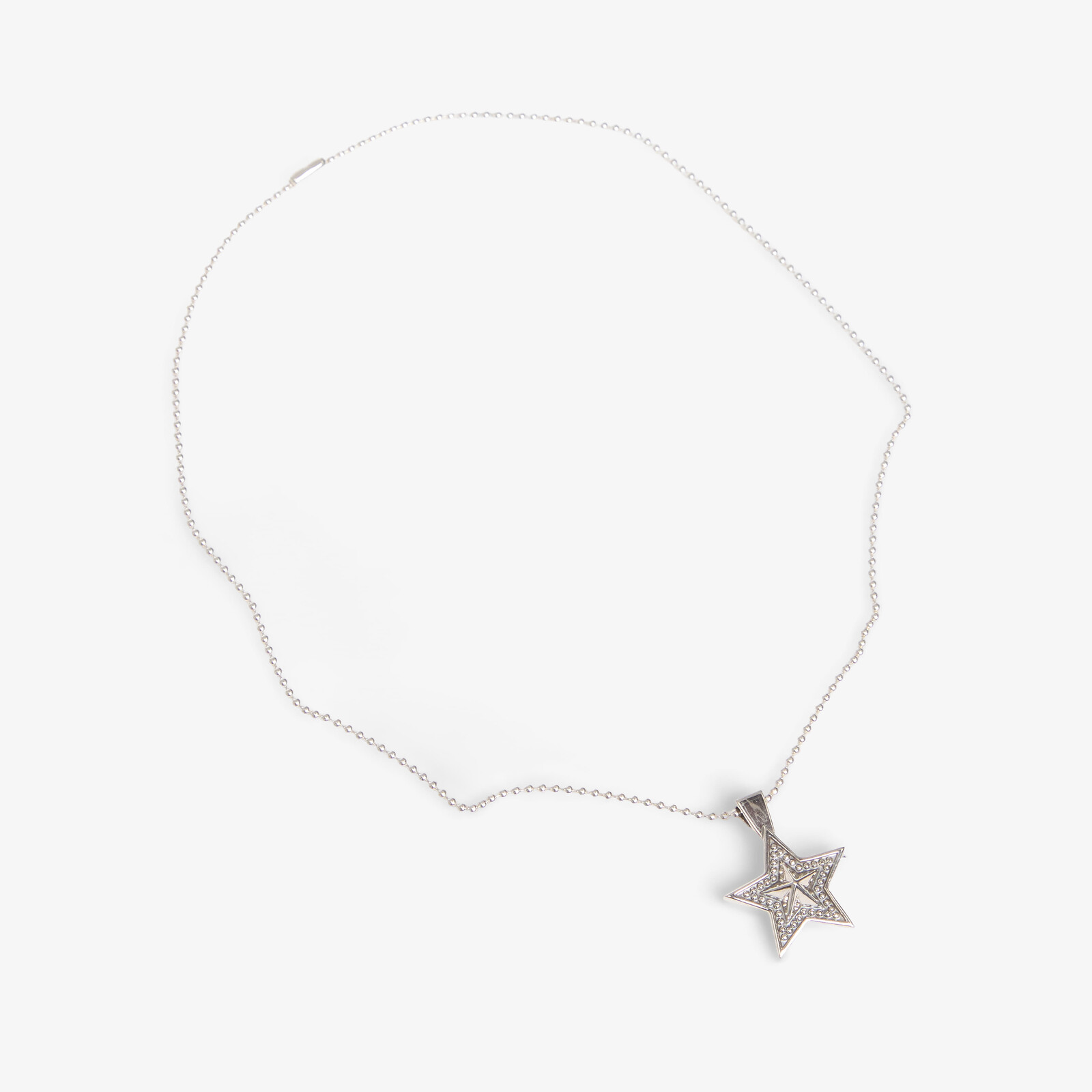 MAPLE Star Pendant Silver 925 50 cm