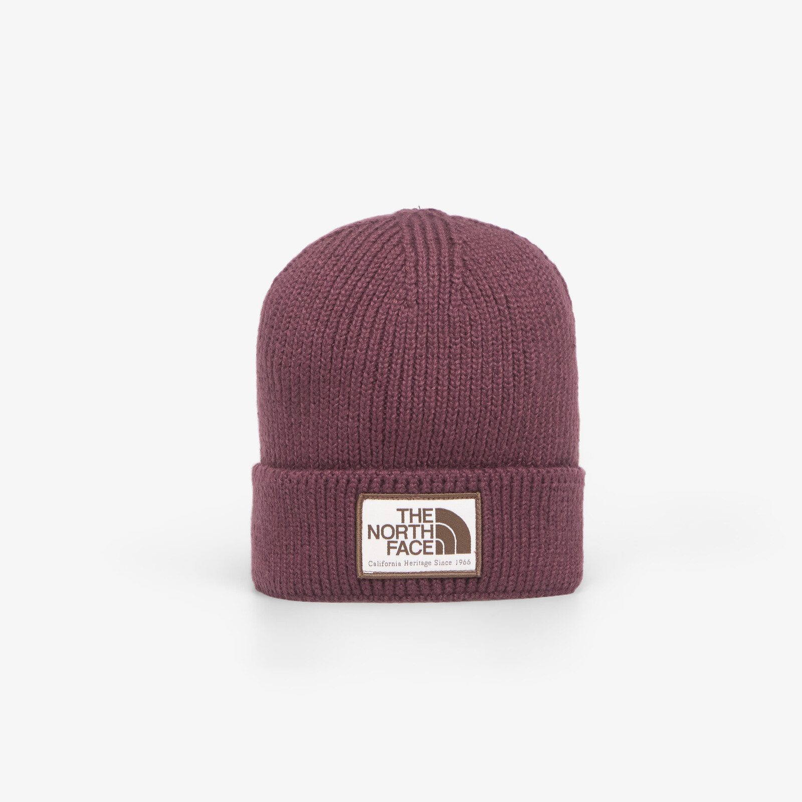 The North Face TNF Logo Box Cuffed Beanie Deep Burgundy Universal