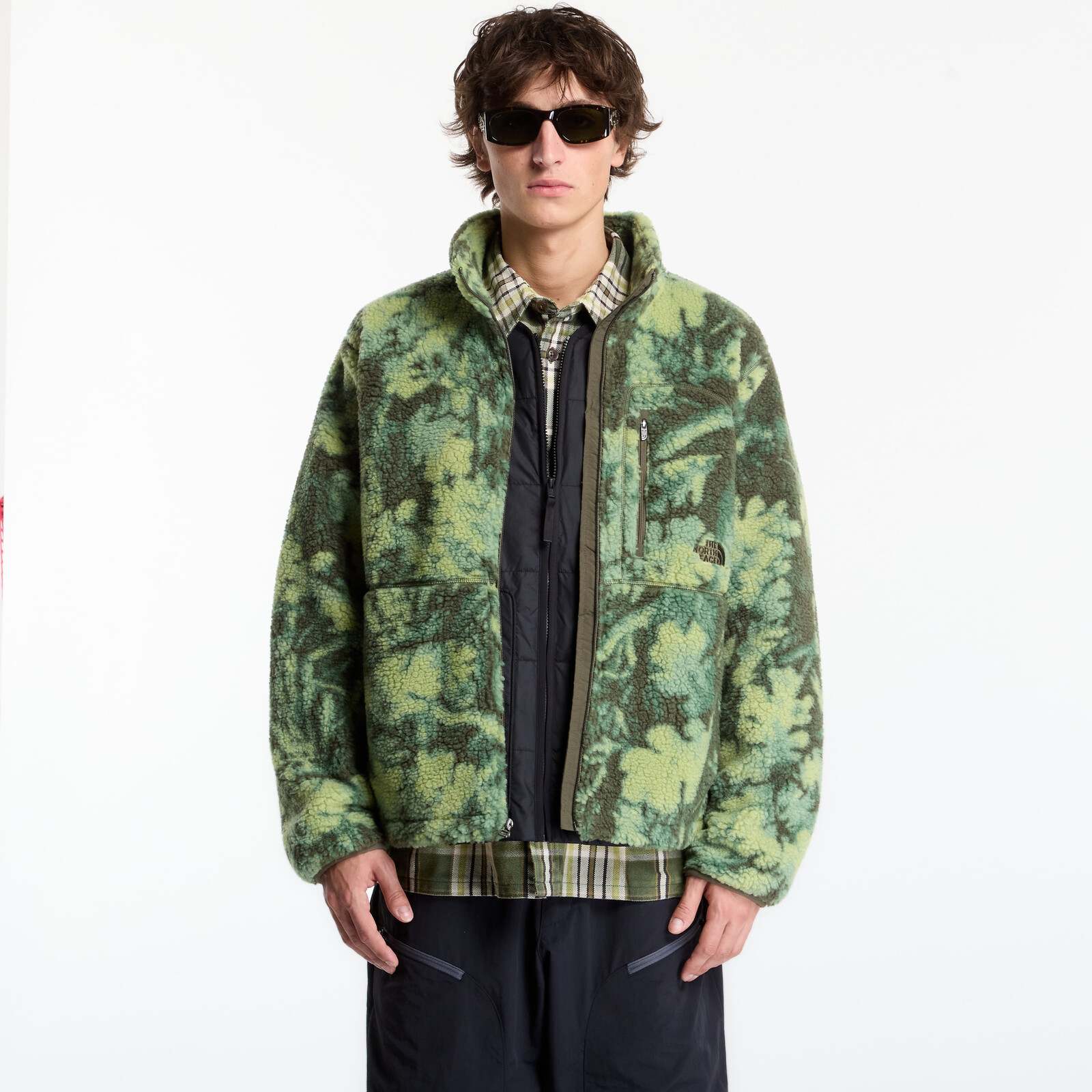 Jacket The North Face Extreme Pile 2 FZ Jacket New Taupe Green S