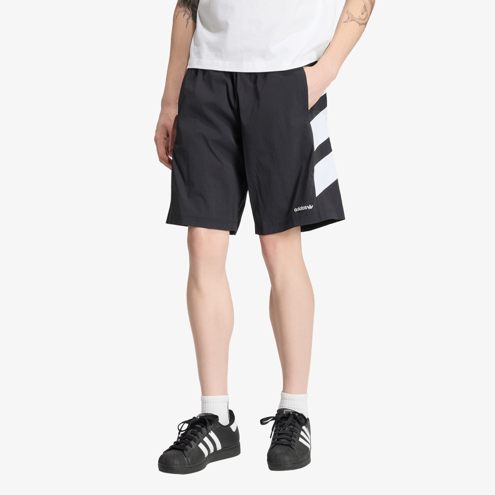 adidas Adicolor Double Blocked Shorts Black M