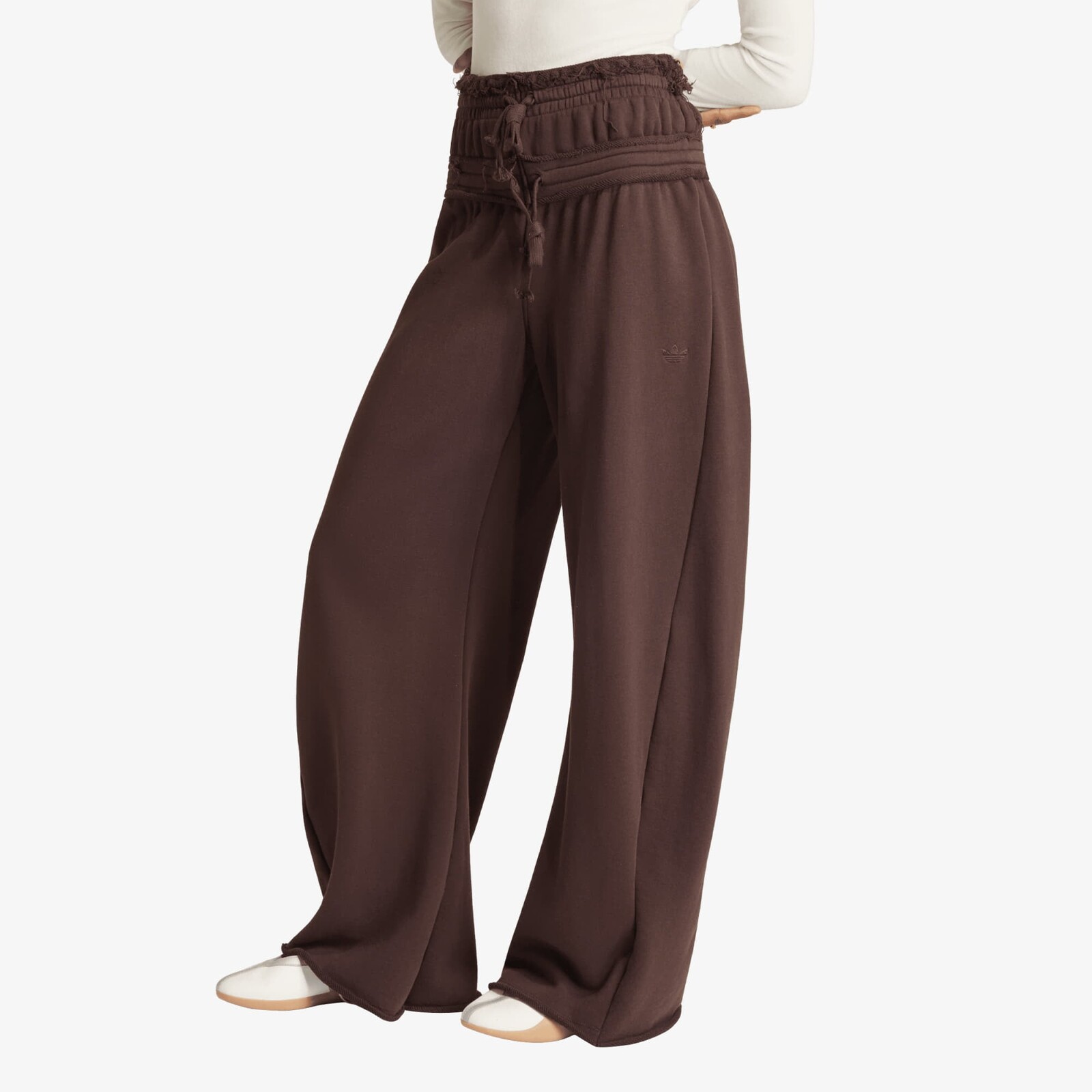 Pants adidas SST Double Waisted Pant Aurora Coffee S