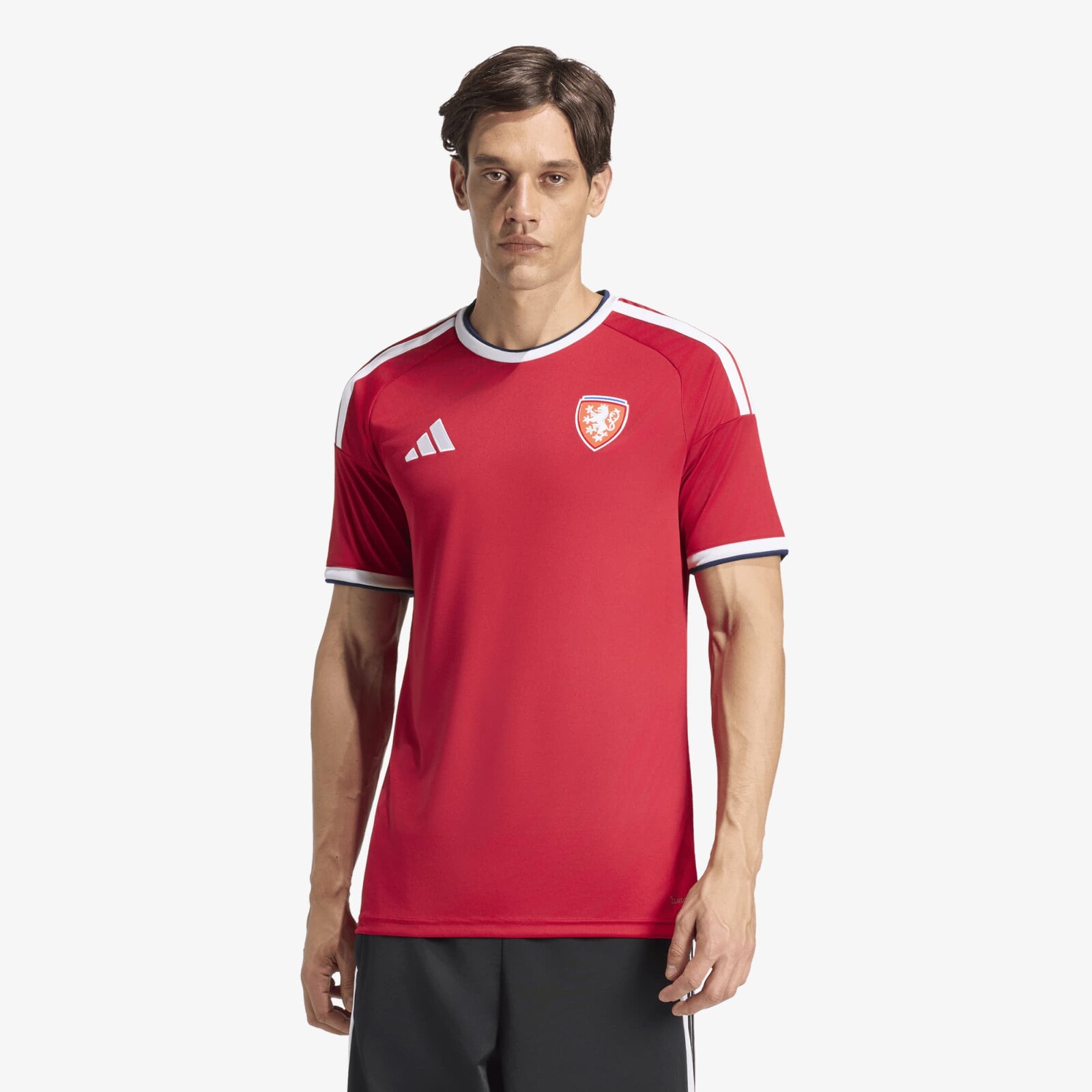 adidas Czechia FAČR Home Jersey Team Power Red 2/ Team Navy Blue 2/ White S