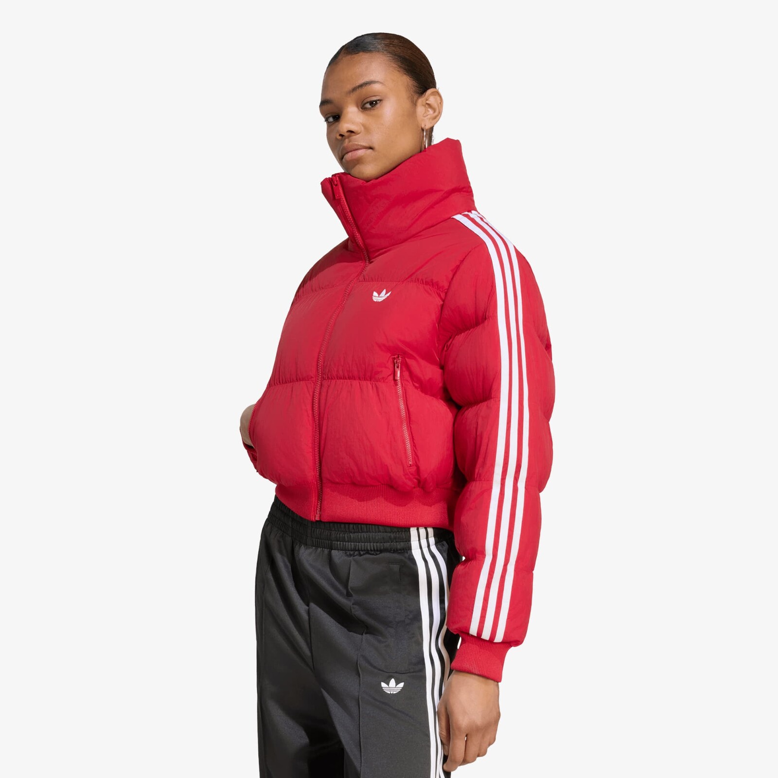 Jacket adidas Adicolor Short Puffer Jacket Team Victory Red XL