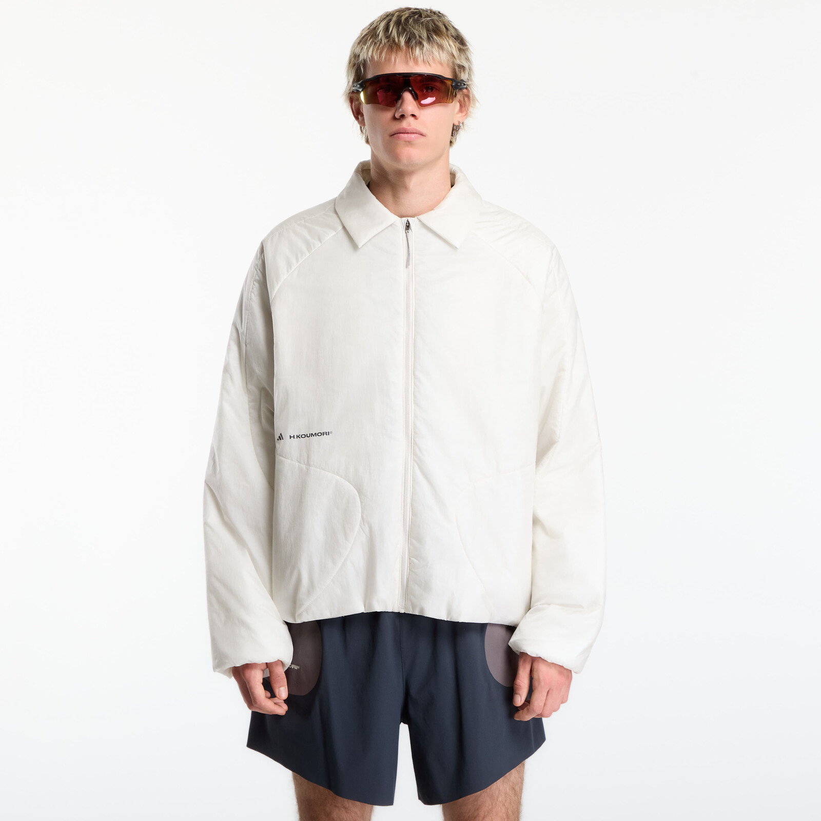 Jacket adidas x Hermanos Koumori Padded Coach Jacket Alumina L