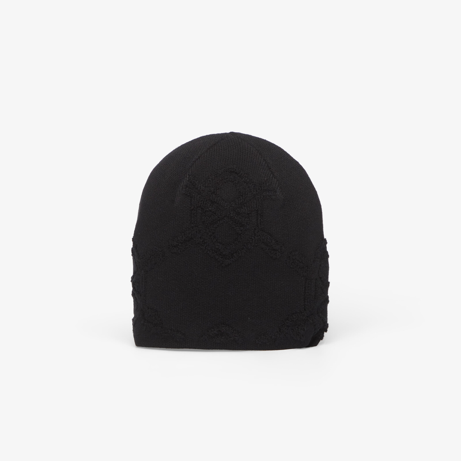 Daily Paper Textured Shield Skull Cap Beanie Black Universal