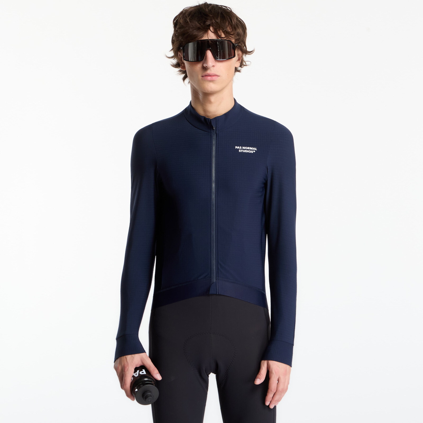 Pas Normal Studios Essential Long Sleeve Jersey Navy XL