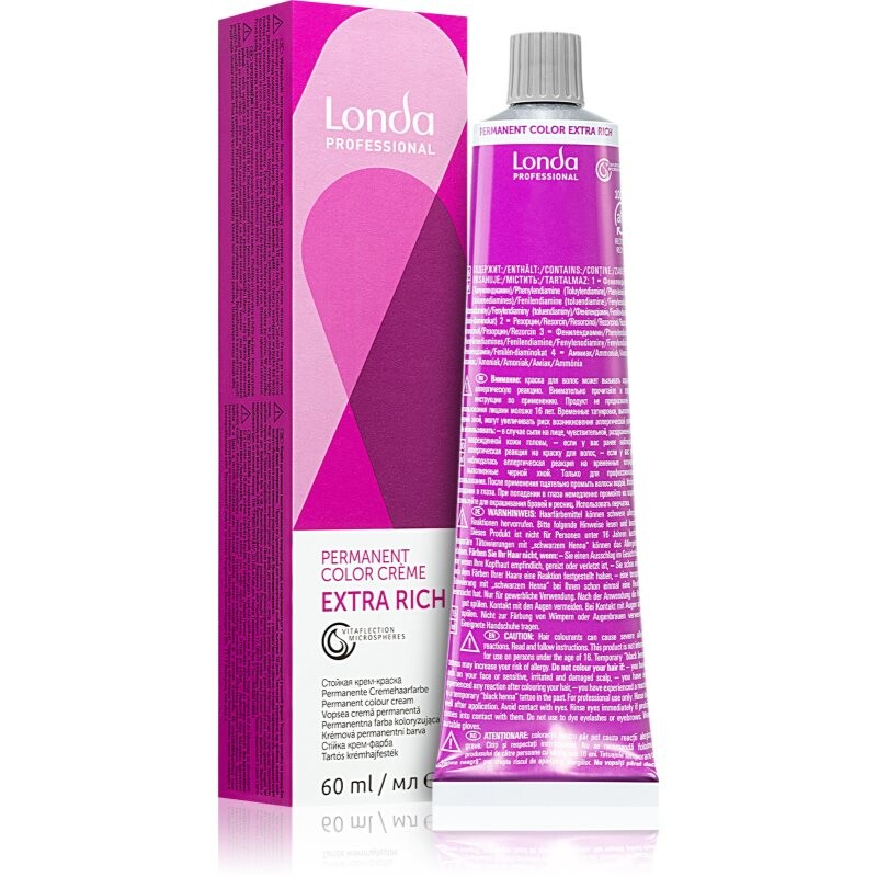 Londa Professional Permanent Color Extra Rich permanent hair dye 7/ 60 ml