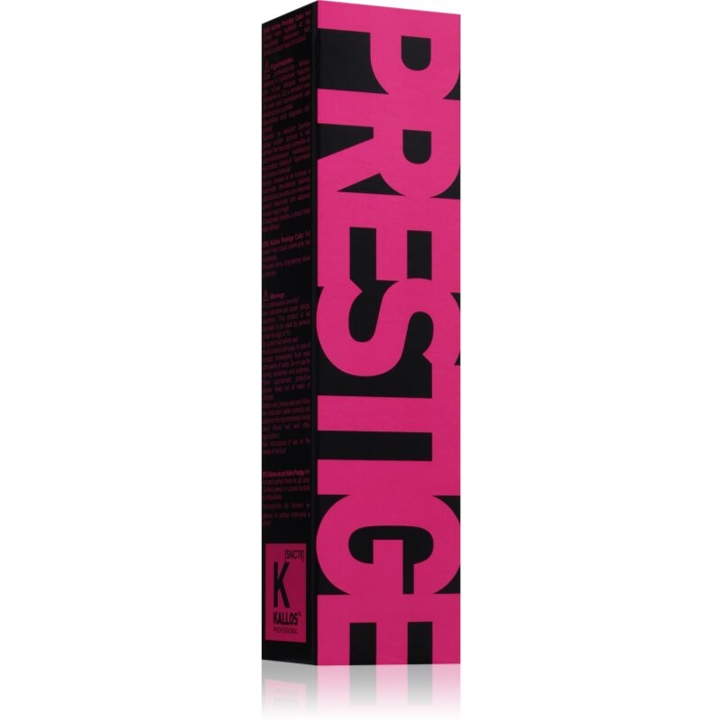 Kallos Prestige Cream Hair Color permanent hair dye shade Light Brown 60 ml