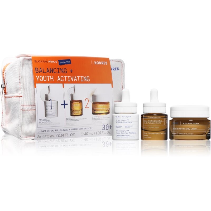 Korres Black Pine Primus Set gift set for the face