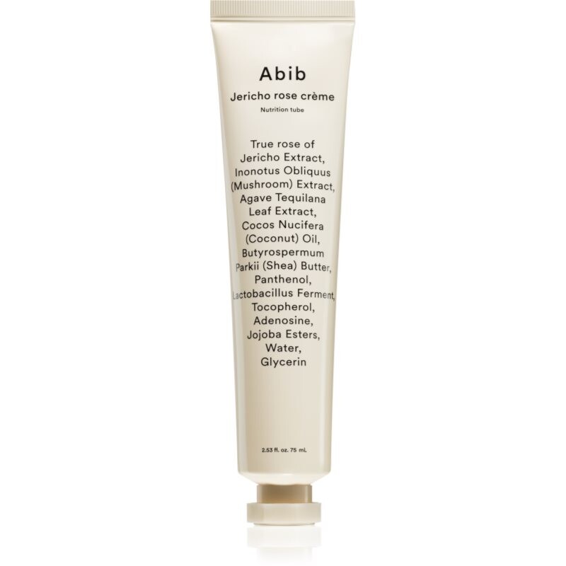 Abib Jericho Rose Crème Nutrition Tube protective nourishing cream with anti-ageing effect 75 ml