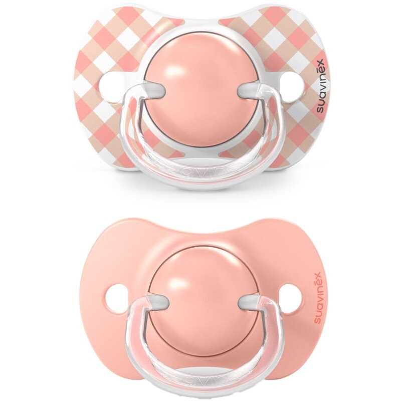 Suavinex Wild & Free Anatomical Silicone 0-6m dummy Pink 2 pc