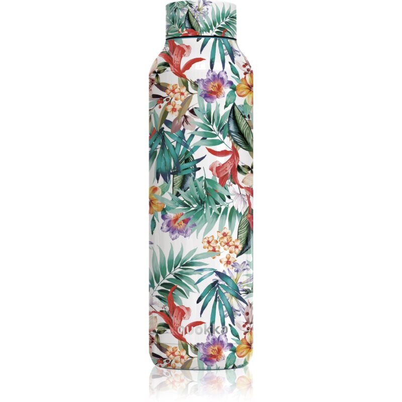 Quokka Solid stainless steel water bottle Orchid Garden 1 pc