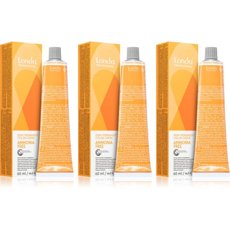 Londa Professional Demi-Permanent Color hair colour economy pack shade 7/43