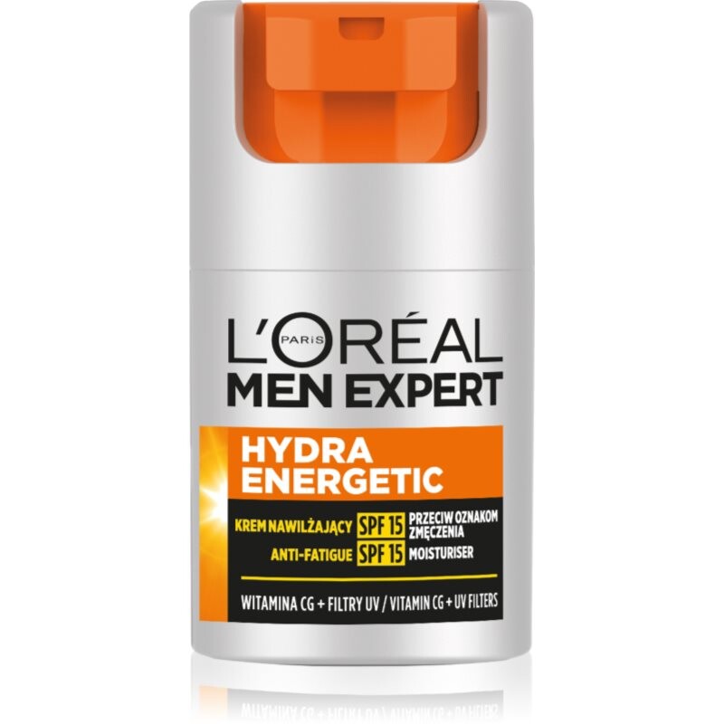 L’Oréal Paris Men Expert Hydra Energetic moisturising face cream for tired skin SPF 15 50 ml