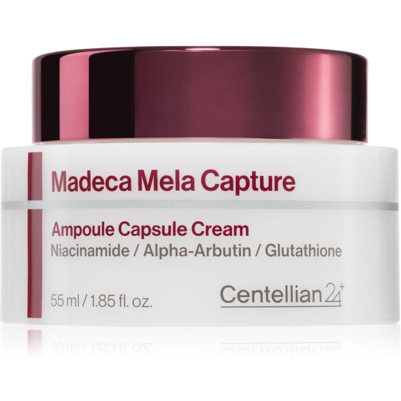 Centellian24 Madeca Mela Capture Ampoule Capsule Cream firming and brightening cream for pigment spot correction 55 ml