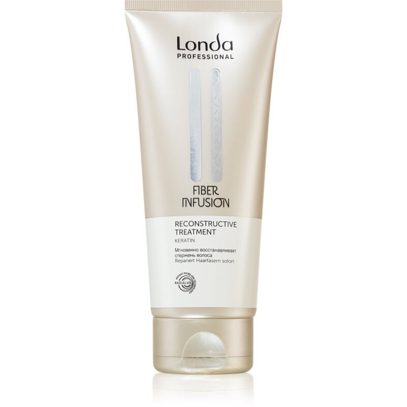 Londa Professional Fiber Infusion In-Salon Reconstructive Treatment restorative mask for damaged hair with keratin 200 ml