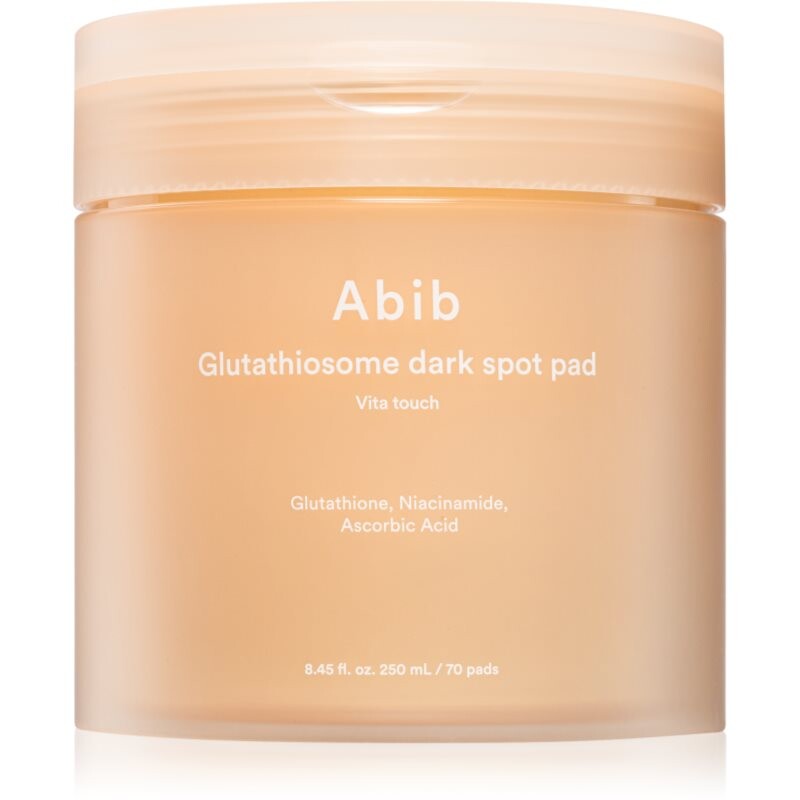 Abib Glutathiosome Vita Touch Dark Spot Pad soothing pads for radiance and hydration 250 ml