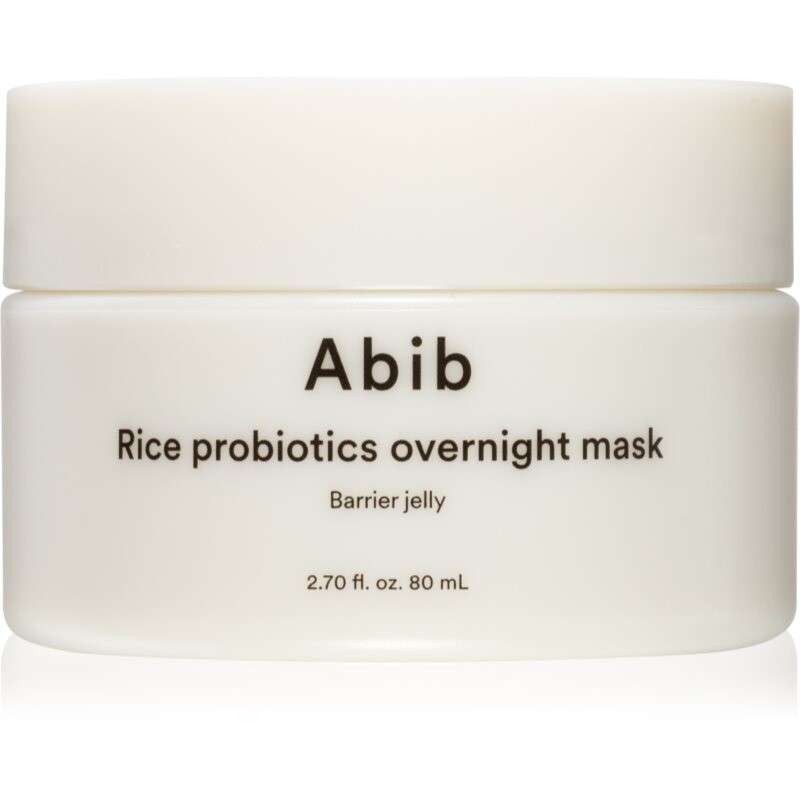 Abib Rice Probiotics Overnight Mask Barrier Jelly night face mask for intensive hydration 80 ml